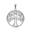 Pendant tree of life sterling silver zirconia