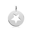 Pendant star sterling silver