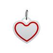 925 sterling zilveren graveerbare hart hanger ketting