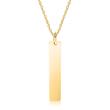 Gold plated sterling sterling silver chain engravable