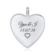 Heart Locket Angel Wings Made Of Sterling Silver Engravable