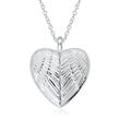 Heart Locket Angel Wings Made Of Sterling Silver Engravable