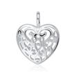 Heart locket in sterling silver