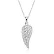 925 silver wings necklace with zirconia