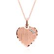 Rose Gold Plated 925 Silver Chain With Zirconia