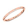 Ring in rose gold-plated 925 silver