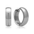 Titanium hoops with polished surface