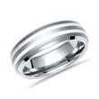 Anillos de boda titanio plata anillos de pareja brillante