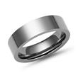 Moderne ring titanium 6mm hoogglans gepolijst