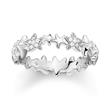 Ladies Ring Starfish In Sterling Silver With Zirconia