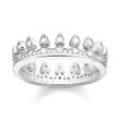Ring Crown In sterling Silver With Zirconia