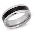 Tungsten ring carbon laser engraving