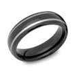 Black tungsten wedding rings robust