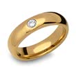 Gold Plated Tungsten Wedding Rings 5mm