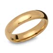 Gold plated tungsten wedding rings 5mm