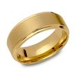 High Quality Tungsten Ring Gold-Plated