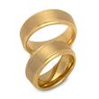 High-quality tungsten gold-plated wedding rings