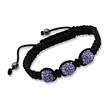 Luck bracelet crystals tanzanite & hematite