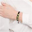 Happiness bracelet crystals peridot & hematite