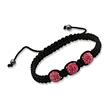 Luck bracelet pink crystals & hematite