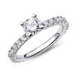 Premium engagement ring set sterling silver