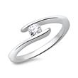 18ct White Gold Engagement Ring With Diamond 0,25ct