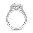 Sterling sterling silver engagement ring zirconia