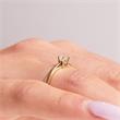 Solitary ring 14K gold with Lab-grown diamond 0,25 ct.