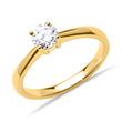 Diamant 0,50 ct Verlobungsring 585er Gelbgold