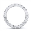 Eternity ring made of sterling silver with zirconia