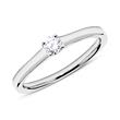 Ring in 18ct white gold with diamond 0.15 ct.