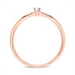 585er Roségold Verlobungsring mit Diamant 0,05 ct.