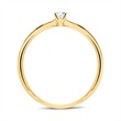 Ring aus 750er Gold mit Diamant 0,10 ct.