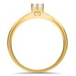 Verlobungsring aus 750er Gold mit Diamant 0,25 ct.