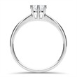 Solitaire Ring In 18 Karaat Witgoud Met Diamant 0.50 Ct.