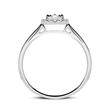 18ct white gold engagement ring with diamonds