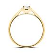 Ring Of 14ct Gold With Diamonds