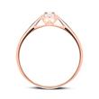 Ring In 14ct Rose Gold With Diamonds
