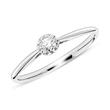 18ct white gold engagement ring with diamonds