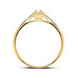 14 quilates anillo halo de oro con diamantes