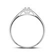 18ct white gold haloring with diamonds