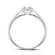 Haloring In 14ct White Gold With Diamonds