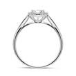 Ring in 14ct white gold with diamonds