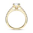 18ct gold ring with diamonds