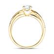 18K Gold Verlobungsring mit Diamanten