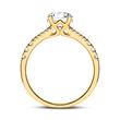 18-Karat Gold Ring With Diamonds