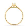 Engagement ring in 14ct gold with diamond