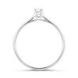 Diamond set engagement ring in 18ct white gold