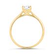 Engagement ring in 14ct gold with diamond