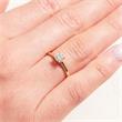 18ct gold solitaire ring with diamond